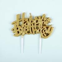 Ensemble de ballons en feuille PVC avec lettres Joyeux Anniversaire, version américaine, pour l'exportation transfrontalière