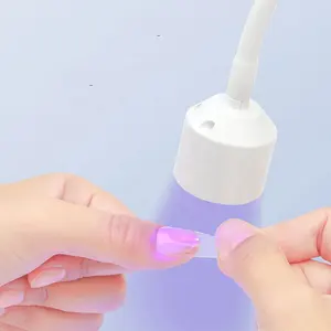 Lampu curing cat kuku mini, lampu LED UV Portabel USB pengering kuteks