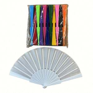 Promoción Mundial de Abanicos de Mano Españoles con Diseño Nuevo, Abanicos Plegables Decorativos de Plástico para Fiestas - Product Image 3