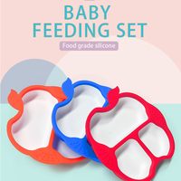 Assiettes ovales en silicone de qualité alimentaire, personnalisables, imperméables, sans odeur, avec forte puissance d'aspiration, faciles à nettoyer, pour le camping