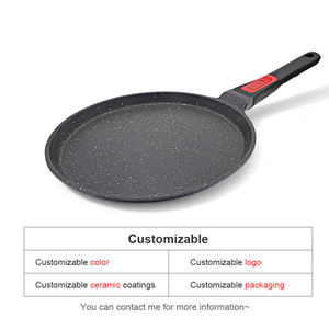 Poêle à crêpes Tawa Chapati de haute qualité Tortillas antiadhésives Comal Para avec poignée <span class=keywords><strong>amovible</strong></span> - Product Image 6