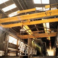 Grue à double poutre mobile extérieure personnalisée de 50T avec chariot