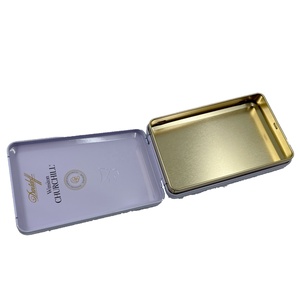 Caja de Almacenamiento de Cigarrillos/Tabaco Personalizada, Caja Metálica Cuadrada de Hojalata para Cigarrillos - Product Image 4