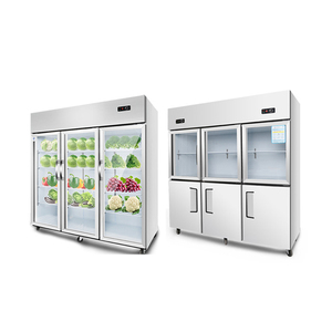 Réfrigérateur-congélateur commercial grande capacité à dégivrage automatique LCF-1500DD6M, vitrine verticale - Product Image 4