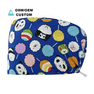 Bonnet chirurgical imprimé ours de dessin animé, bonnet d'infirmière, chapeau d'hôpital, bonnets de chirurgie, bonnet d'<span class=keywords><strong>anesthésiste</strong></span>, bonnet de dentiste - Product Image 1