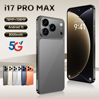 Konfigurasi Ultra Tinggi Harga Baru 17 Pro Max Ponsel 5g Smartphone Dual Sim Versi Global 16GB+1TB Memori Ultra Besar