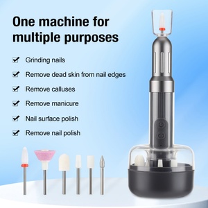 Kit de Manicura Portátil Esencial para el Verano, Pulidora de Uñas, Mini Taladro Inalámbrico para Uñas, Cuidado Personal, Electrodomésticos - Product Image 5