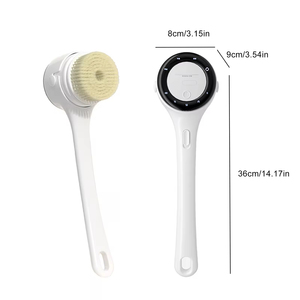 Wholesale Manufacturer 6 in 1 Bath <b>Brushes</b> Body Skin Shower Scrubbers Waterproof Long Handle <b>Back</b> Cleaning - Product Image 4