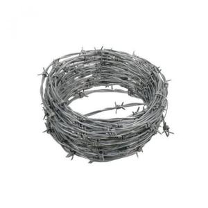 Alambre de Púas Galvanizado por Inmersión en Caliente, Resistente a la Oxidación, para Cercas de Seguridad, Recubierto de PVC, Distancia entre Púas de 7.5-15 cm, Longitud del Rollo de 8-10 m - Product Image 3