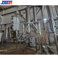Huile chaude à la vapeur Distillation moléculaire de jus de raisin Extraction d'huile essentielle Concentrateur d'évaporation unique à film tombant