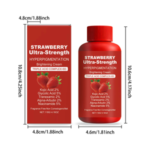 Loción Corporal Humectante, Iluminadora y Blanqueadora con Aroma Herbal <span class=keywords><strong>de</strong></span> Fresa para Mujer, Marca Privada, Venta al Por Mayor - Product Image 5