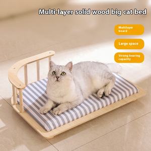Massivholz Four Seasons Universal Feuchtigkeit-Mehltau Proof Cat Nest Armee Bett Welpen Zwinger für Hunde Haustier bedarf - Product Image 2