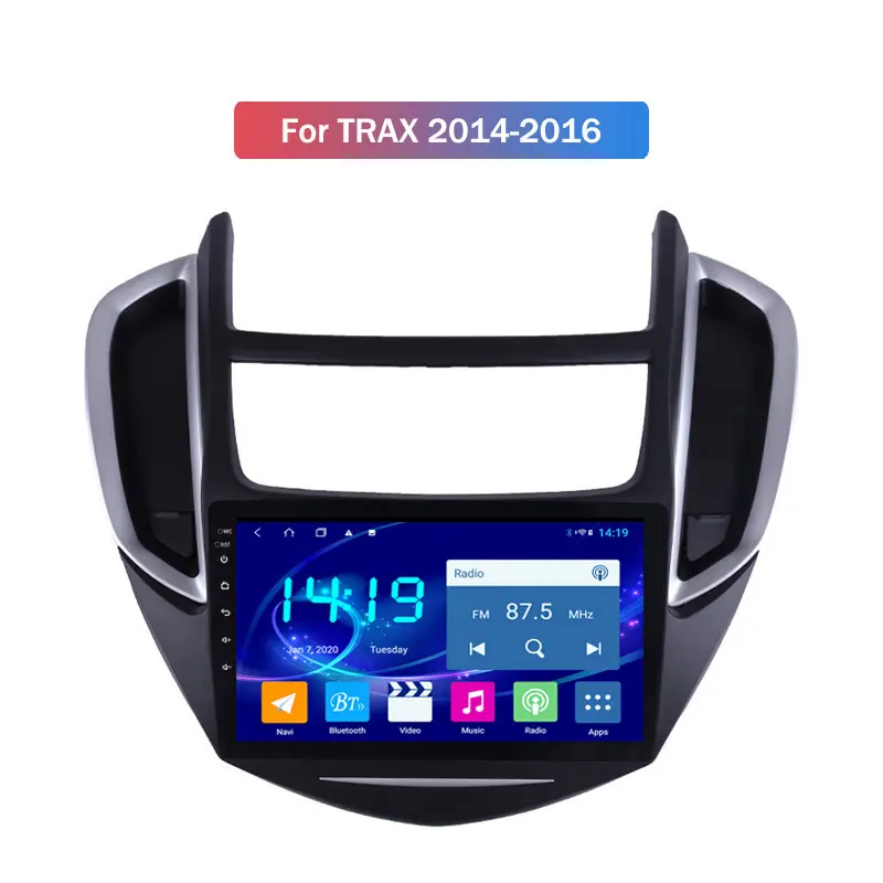 4G + 64G 4G Lte 안드로이드 12 자동차 멀티미디어 네비게이션 GPS DVD 플레이어 시보레 Trax 추적기 2014-2018 QLED 화면