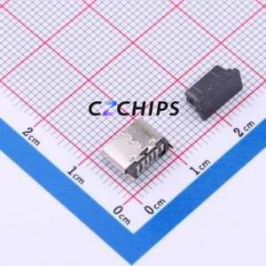 TYPE-C 6P LTH6.5 USB Connector SMD Connector ( Connector Type: Type-C )( Protocol Standard: USB 3.1 )( Gender: Female ) - Product Image 2