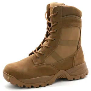 ENTE SAFETY Construction breathable industrial light weight suede cowhide leather durable working cat boots safety shoes