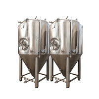 Fermenteur à Enceinte Alvéolée en Acier Inoxydable Tonsen TS-2500 (200L-2000L) pour Fermentation de Bière en Brasserie - En Promotion