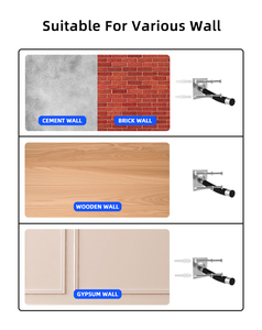 Supporto appendibiciclette da parete per garage, gancio appendioggetti salvaspazio per pannello forato - Product Image 6