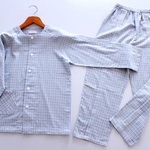 Grosir piyama perawatan pasien poliester katun setelan perawat gaun pasien mudah dipakai untuk pasien tua penyandang operasi Pria - Product Image 1