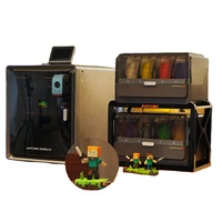 Imprimante 3D FDM couleur Anycubic Kobra S1 Combo multicolore haute vitesse, 600 mm/s max, imprimante de bureau fermée