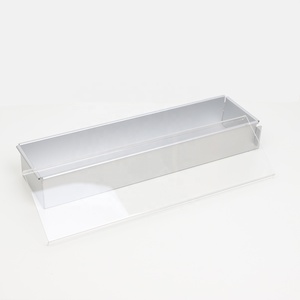 Bandeja Caja Contenedor Molde para Pastel Tiramisú de Aluminio Anodizado de 40 cm con Tapa Transparente - Product Image 4