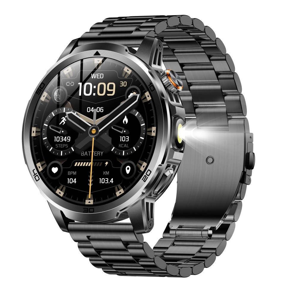 2026 Ak95 Men's Smartwatch - IP68 Waterproof & Touch Control