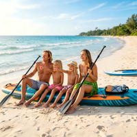 Planche à pagaie gonflable (SUP) Drop Stitch Écologique pour Lacs et Rivières – Centre de Location – Sports Nautiques – OEM/ODM Accepté – Multifonctionnelle