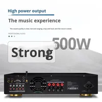 Amplificateur intégré TES2-500W 500W DSP pour salle de conférence, maison, karaoké, salle privée, salle de classe, café, salle de danse, anti-larsen