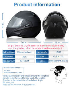 Casque de moto intégral futuriste en ABS, étanche et durable, avec mentonnière et visière amovibles, pour la sécurité en moto - Product Image 4