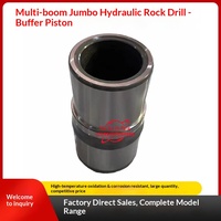 Accessoires pour foreuse hydraulique multi-bras : Piston tampon, Manchon en cuivre Mitsubishi, Guide de queue de foreuse, Foret fileté