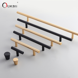 Oukali现代中式家具门抽屉旋钮铝合金中式厨柜手柄卧室衣柜 - Product Image 4