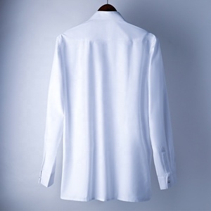 <span class=keywords><strong>Chemise</strong></span> habillée plissée Grande <span class=keywords><strong>taille</strong></span> <span class=keywords><strong>Chemise</strong></span> d'affaires décontractée à manches longues pour hommes Chemises blanches pour hommes - Product Image 3