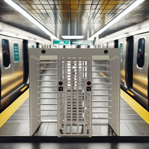 Personnalisation d'usine 304ss Rfid tourniquet Double porte étanche pleine hauteur tourniquet avec reconnaissance faciale pour le chemin de fer - Product Image 5