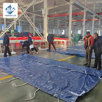 Bâche en PVC robuste pour camion, imperméable, anti-UV, pour tente, auvent, longue durée de vie, camping, bâche de remorque en PVC ignifuge