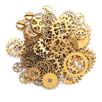 Nouveau 50g 10 Couleur Petite Taille 8-25mm Alliage de Zinc Mélange Alliage Mécanique Steampunk Cogs & Gears Diy Accessoires