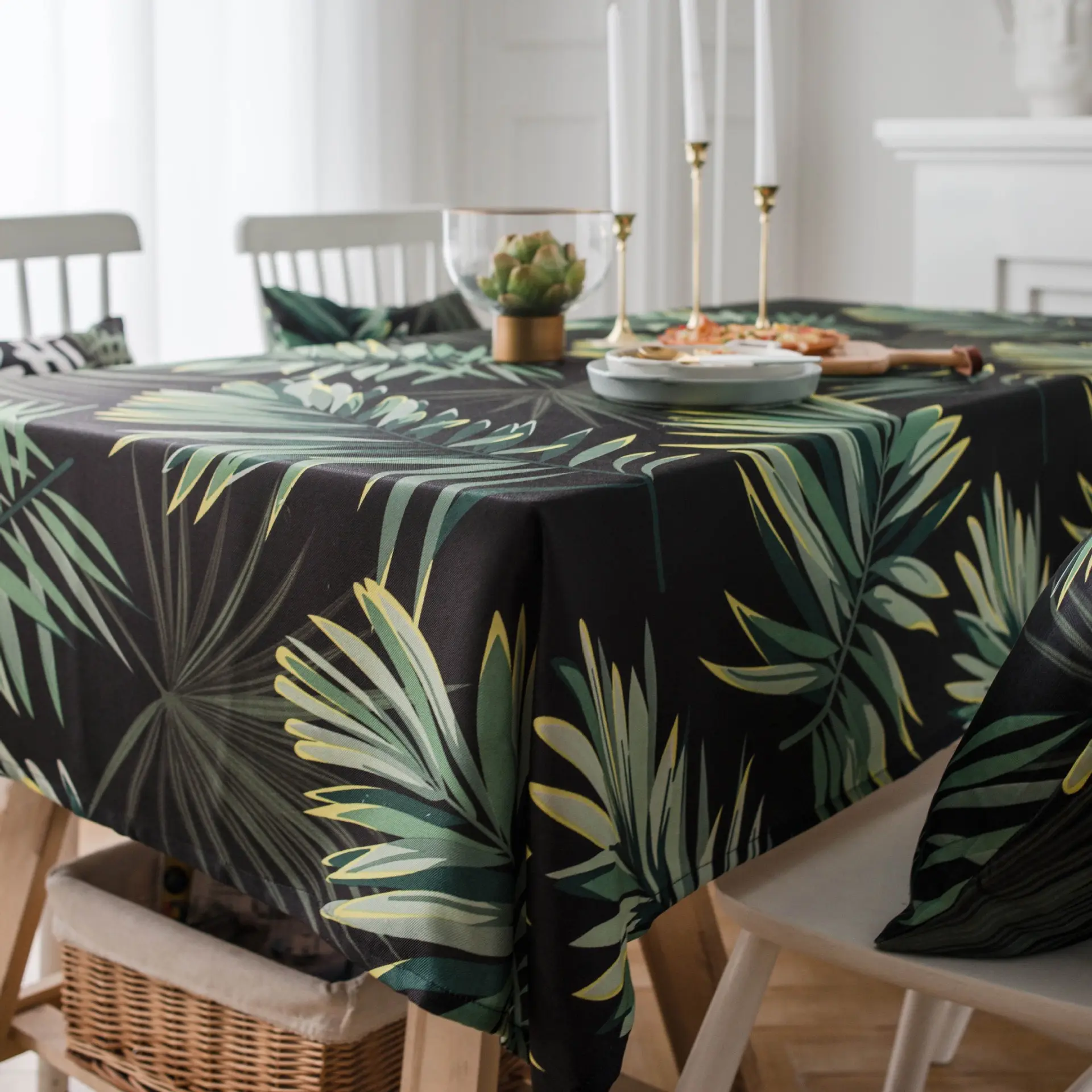 Special Hot Selling Customisable American Style Tablecloths Long Rectangle Dining