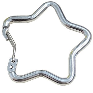 Mosquetón de Aluminio con Forma de Estrella, Gancho Pentagrama, Clip Colorido para Colgar, Decoración para Escalada - Product Image 3