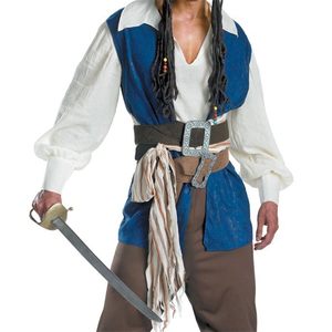 Vente chaude Carnaval Halloween Homme <span class=keywords><strong>et</strong></span> Femme Pirate Cosplay Costume pour Couples Jeu Costumes - Product Image 4