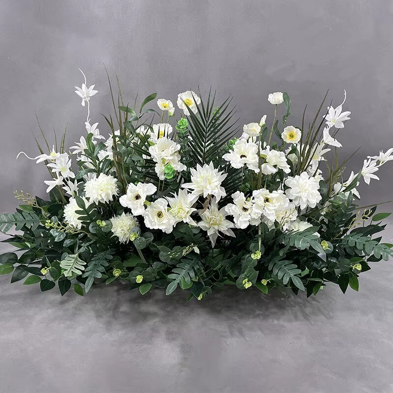 Forest-themed fairy grass lily arrangement