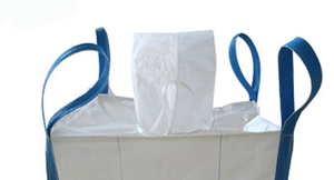 Sac vrac FIBC en PP de qualité alimentaire haute visibilité, respirant, à fond plat, avec coins renforcés, poignées de levage, bec de remplissage supérieur, sûr pour les pierres - Product Image 3