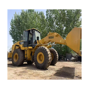 Fournissez les chargeurs sur pneus utilisés CAT966H Caterpillar 24 tonnes pour la construction de terrassement - Product Image 1