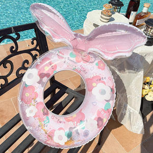 Flotador Inflable con Diseño Floral para Piscina y Parque Acuático, Unisex para Adultos, Flotador Grueso de PVC - Product Image 2