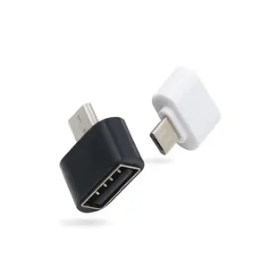 Conector curto Micro Adaptador USB C Fêmea Para Micro Adaptador Macho U Conversor de Disco Micro Adaptador Android Para Huawai Para Samsung