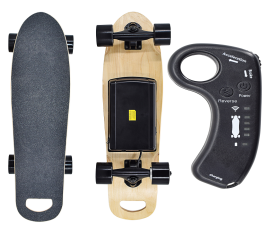 Planche à roulettes électrique à quatre roues 300W, directement de l'usine, plateforme plate portable, roues ABEC-9, plateau en érable 8 plis, pour adultes - Product Image 4