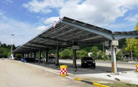 Abri solaire pour voiture HBGenix en acier au carbone pré-assemblé, surface anodisée, durée de vie de 25 ans, pour la maison et les parkings commerciaux