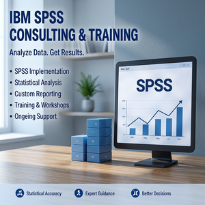 บริการฝึกอบรมการให้คำปรึกษาด้าน IBM SPSS สำหรับ MAC/ การวิเคราะห์ทางสถิติ การประชุมเชิงปฏิบัติการเกี่ยวกับการดำเนินการรายงานแบบกำหนดเอง พร้อมคำแนะนำ - Product Image 1