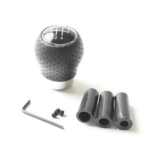 Pommeau de levier de vitesse universel en cuir, 5 ou 6 vitesses, ergonomique, pour voiture - Product Image 3