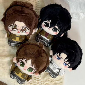 ตุ๊กตาพวงกุญแจอนิเมะ ชินเกคิ โนะ เคียวจิน ลีวายส์ เอเรน เยเกอร์ ของเล่นตุ๊กตาผ้าฝ้ายน่ารัก ของขวัญตุ๊กตาผ้า - Product Image 1