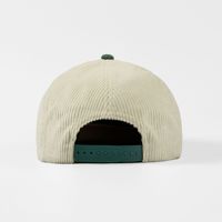 Topi Snapback korduroi 5 panel Retro, topi Snapback datar atasan lembut diskon besar