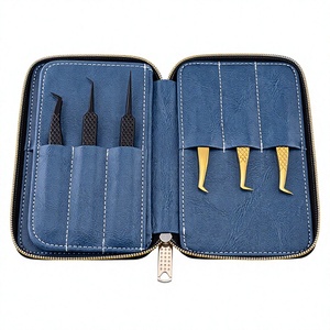 Estuche de Alta Calidad para Herramientas de Extensión de Pestañas, Organizador con Cierre, Bolsa de Transporte Portátil para Pinzas - Product Image 1