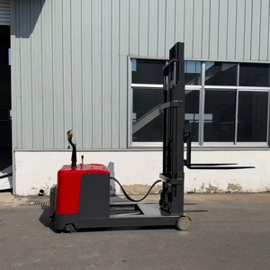 Gerbeur électrique sans chariot JG CQD-15-20 <span class=keywords><strong>de</strong></span> 2 tonnes avec batterie au plomb-acide et déplaceur latéral hydraulique, chariot élévateur à conducteur debout - Product Image 2